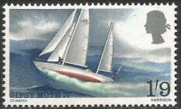 410 G-B Gipsy Moth IV Boat Sailing Ship Bateau Voilier Schiff MNH ** Neuf SC (GB-220b) - Voile