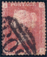 410 G-B 1864 One Penny Red Plate 142 (GB-91) - Gebraucht