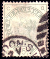 410 G-B 1883 5p Green (GB-84) - Usati