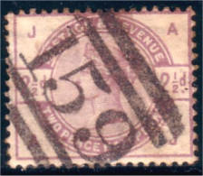 410 G-B 1883 2 1/2p Lilac (GB-80) - Used Stamps