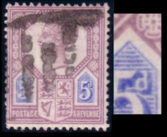 410 G-B 1887 5p Type I (GB-70) - Usati