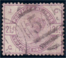 410 G-B 1883 2 1/2 Lilac (GB-27) - Used Stamps