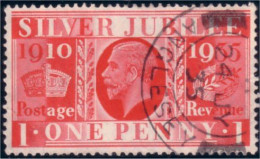 410 G-B 1935 One Penny Silver Jubilee (GB-33) - Oblitérés