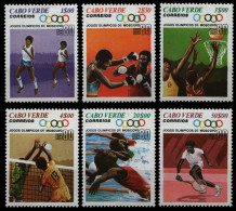 Kap Verde 1980 - Mi-Nr. 407-412 ** - MNH - Olympia Moskau - Islas De Cabo Verde