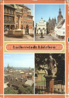 72390847 Eisleben Knappenbrunnen Markt Lutherdenkmal Lutherstadt Eisleben - Eisleben