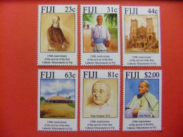 FIDJI FIJI 1994 MISSIONNAIRES CATHOLIQUES Aux FIDJI Yvert 737 / 742 ** MNH - Fidji (1970-...)