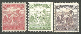 494 Hongrie 1916 Harvesting Wheat Récolte Blé Weizen Ernten Tarwe Oogsten Grano MH * Neuf (HON-410) - Nuevos