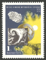494 Hongrie Meteorology Météorologie Satellite Communications MNH ** Neuf SC (HON-344b) - Climat & Météorologie