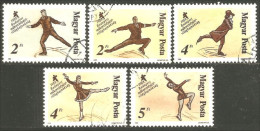 494 Hongrie Patinage Artistique Figure Skating Pattinaggio Artistico Eiskunstlauf (HON-170d) - Used Stamps