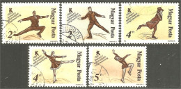 494 Hongrie Patinage Artistique Figure Skating Pattinaggio Artistico Eiskunstlauf (HON-169d) - Used Stamps