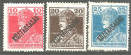 494 Hongrie 1918 Charles IV Surcharge KOSTARSASAG MH * Neuf (HON-131) - Used Stamps