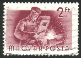 494 Hongrie Metal Soudure Steel Fer Iron Acier (HON-105c) - Used Stamps
