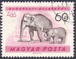 494 Hongrie Elephant Elephants Elefant Elefante Norsu (HON-49) - Eléphants