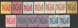 490 Hong Kong 14 Definitives (HKG-39) - Sonstige & Ohne Zuordnung