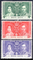 490 Hong Kong Coronation 1937 VLH * Neuf Charniere Legere (HKG-1) - Nuevos