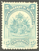 478 Haiti 1898 Armoiries Coat Of Arms MH * Neuf (HAI-110) - Haití