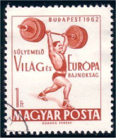 494 Hongrie Halterophile Halteres Weight Lifting (HON-28) - Weightlifting