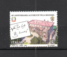 ITALIA :  40°Anniversario Degli  Accordi Di Villa Madama - 1 Val. MNH** Del  13.02.2024 - 2021-...: Neufs