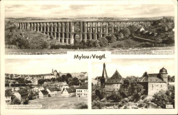 72387139 Mylau Goeltzschtalbruecke Burg  Mylau - Mylau