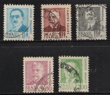 Brazil 1968 Yvert 842 / 846 - Oblitérés