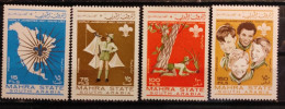 ADEN-MAHRA STATE- SOUTH ARABIA -JAMBOREE MUNDIAL DE SCOUT  EN IDAHO (USA) SERIE 4 VALORES MNH** - United Arab Emirates (General)