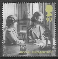 GROSBRITANNIEN GRANDE BRETAGNE GB 2010 BRITAIN ALONE:  ROYAL BROADCAST  97P USED SG 3080 SC 2801 MI 2956 YT 3344 - Used Stamps