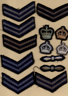 Lot Insignes Tissus Armée De L'Air Canadienne - Canada - Meuse Années 1950 - OTAN - Armée De L'air