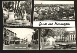 72385592 Neuruppin Fontane Denkmal Karl Marx- Platz Strasse  Neuruppin - Neuruppin