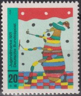 1971 Deutschland > BRD, ** Mi:DE 661, Sn:DE B469, Yt:DE 525, Floh, Kinderzeichnungen - Fairy Tales, Popular Stories & Legends