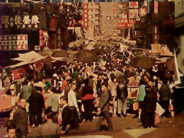 HONG KONG - KOWLOON - MARKET EXISTING IN THE OPEN STREET V1980  JU5229 - Chine (Hong Kong)