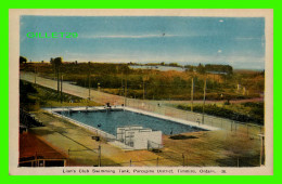 TIMMINS, ONTARIO - LION'S CLUB SWIMMING TANK, PORCUPINE DISTRICT - PEOPLES - PECO - - Andere & Zonder Classificatie