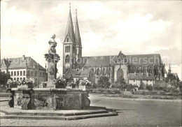 72383446 Halberstadt Dom Mit Holzmarktbrunnen Halberstadt - Halberstadt