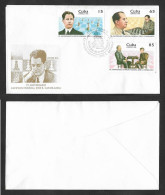 SE)1996 CUBA, 75TH ANNIVERSARY OF WORLD CHAMPION JOSE R. CAPABLANCA, CHESS, FDC - Usados