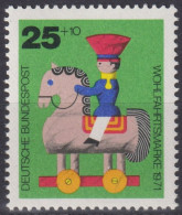 1971 Deutschland > BRD, ** Mi:DE 706, Sn:DE B477, Yt:DE 552, Reiter, Für Die Wohlfahrt - Bambole