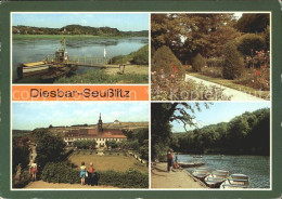 72383089 Diesbar-Seusslitz Elbe Schlossgarten Gondelteich Nuenchritz - Diesbar-Seusslitz