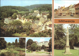 72383060 Mittweida Neudoerfchen Schwanenteich Postmeilensaeule Mittweida - Mittweida