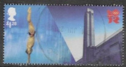 GROSSBRITANNIEN GRANDE BRETAGNE GB 2012 WELCOME TO LONDON  OLYMPIC GAMES: DIVING TATE MODERN £1.28 SG 3339 MI 3288 YT 36 - Used Stamps