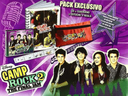 Camp Rock 2. The Final Jam Pack. CD + Cuaderno + Estuche + Regla - Musique De Films