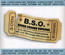 B.S.O. Las Mejores Canciones De Las Mejores Películas. 3 X CD - Musica Di Film