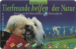 Germany - WWF - Welttierwoche, Dog & Kig In Hug - O 0983 - 05.1994, 6DM, 4.000ex, Mint - O-Series: Kundenserie Vom Sammlerservice Ausgeschlossen