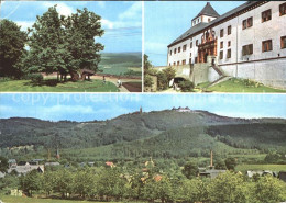 72382740 Augustusburg Schlosslinde Nordportal Schloss  Augustusburg - Augustusburg