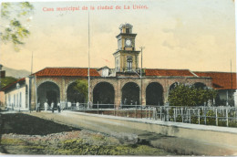 C. P. A. : GUATEMALA : Casa Municipal De La Ciudad De La Union, Sello En 1921 - Guatemala