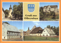 72382633 Olbernhau Erzgebirge Rathaus Gaststaette Wilder Mann Saigerhuette  Olbe - Olbernhau