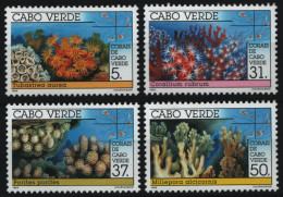 Kap Verde 1993 - Mi-Nr. 649-652 ** - MNH - Korallen / Corals - Isola Di Capo Verde