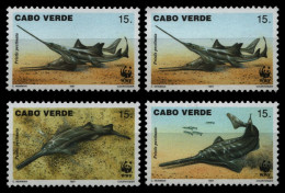 Kap Verde 1997 - Mi-Nr. 727-730 ** - MNH - Fische / Fish - Einzeln - Kap Verde