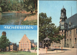 72382384 Aschersleben Gondelteich Volkshaus Post Rathaus  Aschersleben - Aschersleben