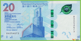 Voyo HONG KONG SCB 20 Dollars 2018(2020) P302a B423a BA UNC - Hongkong