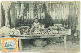 C. P. A. : GUATEMALA  C. A.: Verdulera,  Sello En 1910 - Guatemala