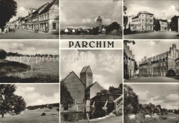 72381943 Parchim Mecklenburg-Vorpommern Teilansicht Kirche See Parchim - Parchim