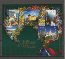 2004 MNH Ukraine Booklet Pane - 2004